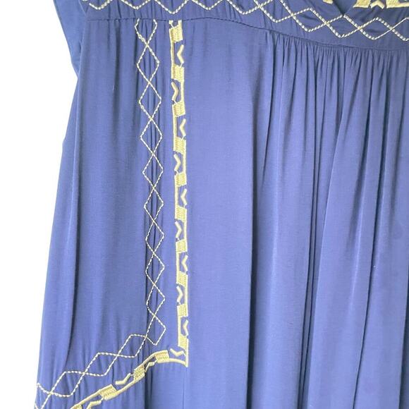 Izzy & Lola Juniors Cap Sleeve V Neck Tunic/Mini Dress - Picture 4 of 5